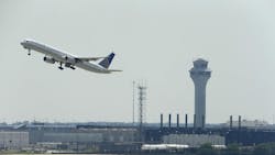 A United Airlines flight takes off at Chicago O'Hare International Airport on July 6, 2020 in Chicago. A United Airlines flight takes off at Chicago O'Hare International Airport on July 6, 2020 in Chicago.