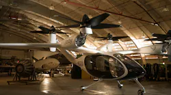Joby’s electric vertical take-off and landing (eVTOL) aircraft, recently delivered to Edwards Air Force Base, alongside a number of revolutionary, historic aircraft first tested at the base.