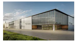 A render of Joby’s proposed manufacturing facility in Dayton, Ohio, which will support production of up to 500 electric vertical take-off and landing (eVTOL) aircraft per year.