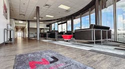 A modern renovation allows customers to relax in style. A modern renovation allows customers to relax in style.