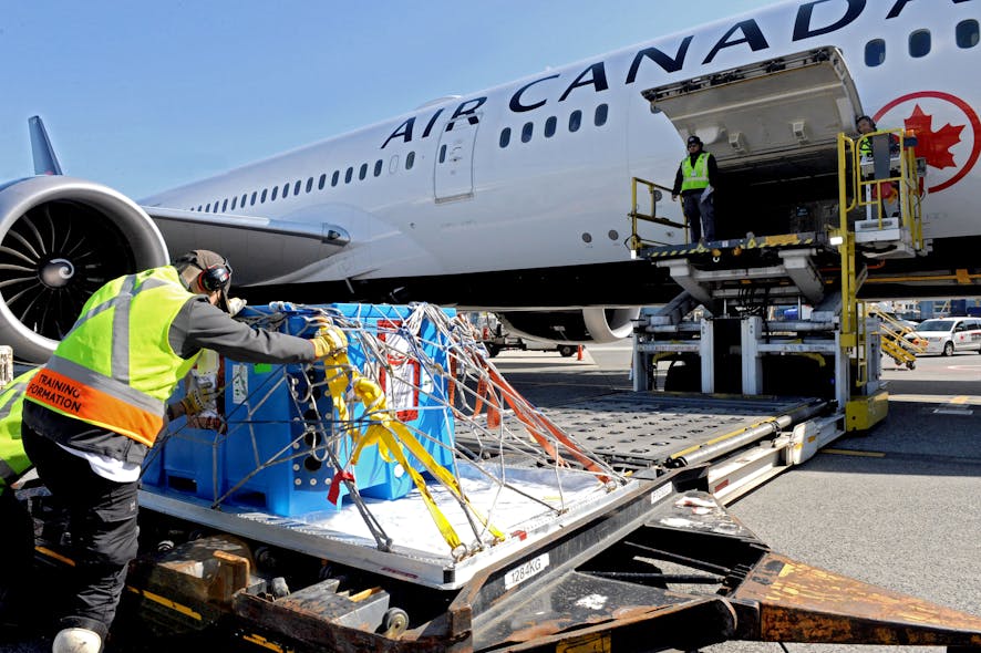 Schoona arrived at Air Canada Cargo&rsquo;s Vancouver facility in a special crate three hours before her flight, and was kept in a warm environment until it was time for her to be loaded onto the aircraft. Her flight to Toronto was on a Boeing 787 Dreamliner and the cargo hold&rsquo;s temperature was controlled to keep her comfortable during the four-hour journey onboard.