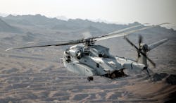 A U.S. Marine Corps CH-53K King Stallion with Marine Heavy Helicopter Squadron (HMH) 461, Marine Aircraft Group 29, 2nd Marine Aircraft Wing, during a training exercise on April 13, 2023. A U.S. Marine Corps CH-53K King Stallion with Marine Heavy Helicopter Squadron (HMH) 461, Marine Aircraft Group 29, 2nd Marine Aircraft Wing, during a training exercise on April 13, 2023.