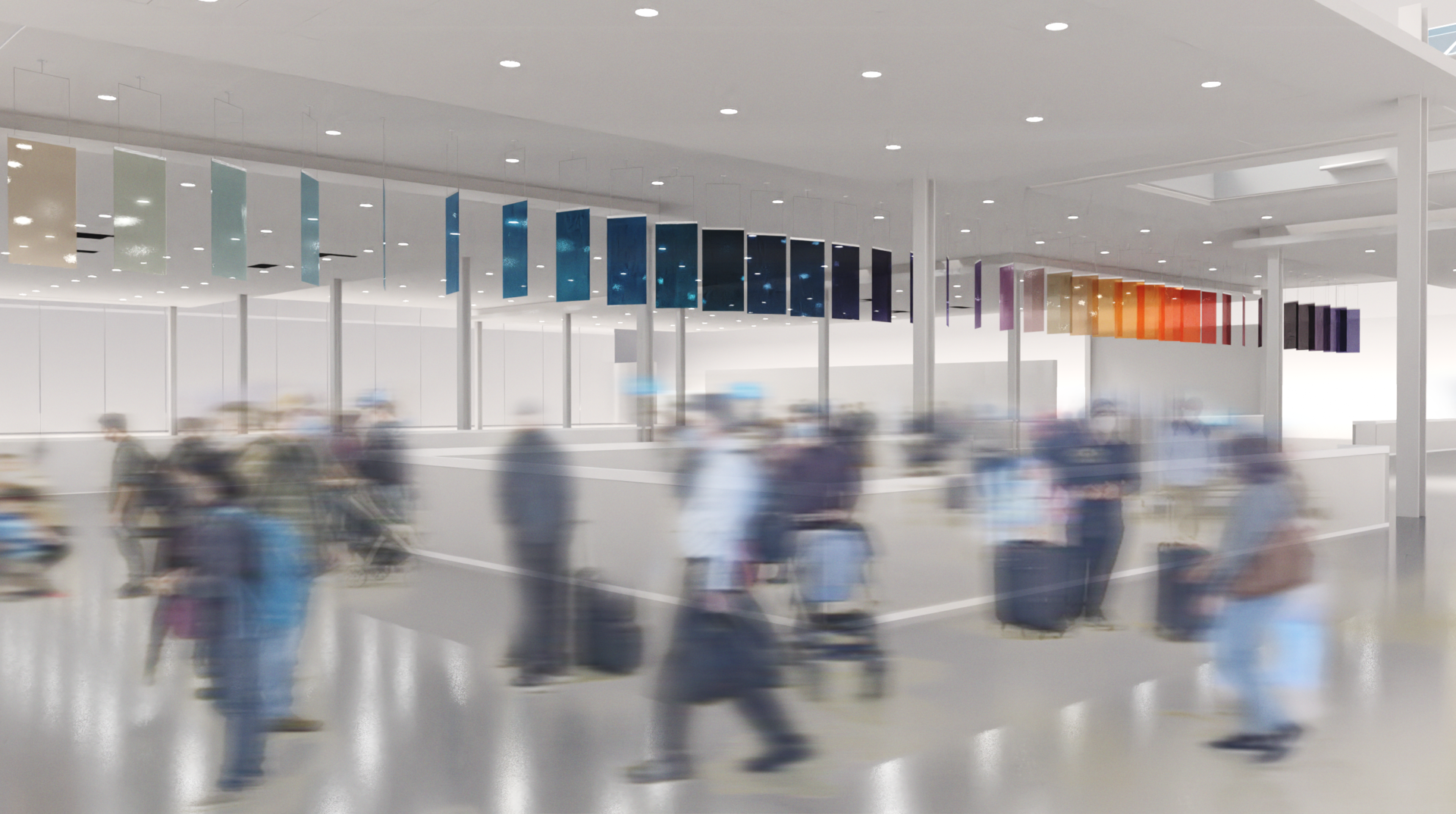 Renderings of New TUL Permanent Art Installation - 'Sunrising'