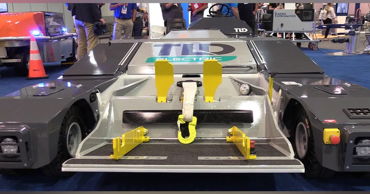 TLD's New Electric, Towbarless Tractor | Aviation Pros