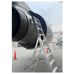 Areo Ladder In Engine Repair 2