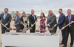 Left to Right: Erik Walsh, San Antonio City Manager; Ignacio Flores, Director of the FAA Southwest Region; Adriana Rocha Garcia, City Councilwoman, District 4; Ron Nirenberg, Mayor of San Antonio; Melissa Cabello Havrda, Councilwoman, District 6; Jesus H. Saenz, Jr., Director of Airports, San Antonio Airport System; Dwight Runkels, Hensel Phelps; Paul Bielamowicz, Hansel Phelps Left to Right: Erik Walsh, San Antonio City Manager; Ignacio Flores, Director of the FAA Southwest Region; Adriana Rocha Garcia, City Councilwoman, District 4; Ron Nirenberg, Mayor of San Antonio; Melissa Cabello Havrda, Councilwoman, District 6; Jesus H. Saenz, Jr., Director of Airports, San Antonio Airport System; Dwight Runkels, Hensel Phelps; Paul Bielamowicz, Hansel Phelps