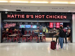 Visit the legendary Hattie B&rsquo;s for authentic Nashville Hot Chicken, savory sides, and an exclusive breakfast menu featuring specialty biscuits and more &ndash; Concourse C