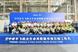 The Airbus Aircraft Lifecycle Services Project, located in Shuangliu district in Chengdu, Sichuan province, was completed in September. The Airbus Aircraft Lifecycle Services Project, located in Shuangliu district in Chengdu, Sichuan province, was completed in September.