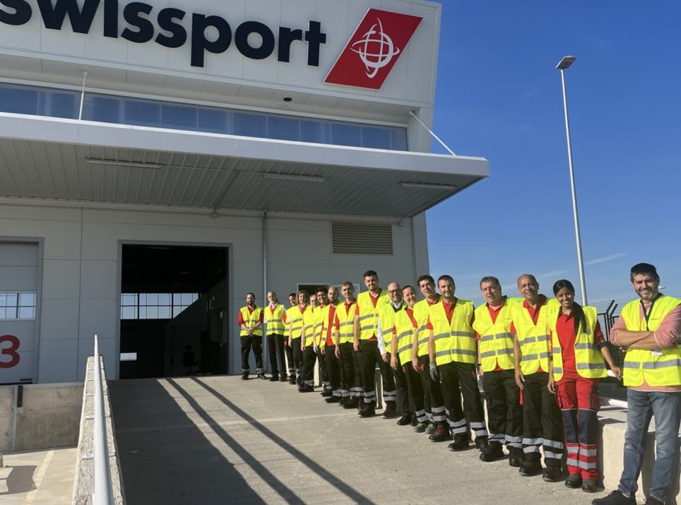 Swissport's new cargo terminal in Zaragoza