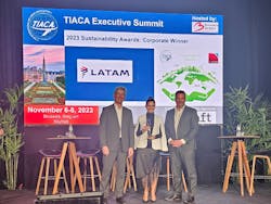 TIACA is pleased to announce the winner in the corporate category is LATAM Cargo. TIACA is pleased to announce the winner in the corporate category is LATAM Cargo.
