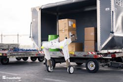The evoBOT is capable of adaptive load pickup made possible by its arms. It can handle hazardous goods, transport parcels for longer recurring distances and more.