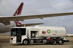 Air BP fueled the first ever 100 percent SAF transatlantic flight by a commercial airline. Air BP fueled the first ever 100 percent SAF transatlantic flight by a commercial airline.