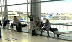 At Newark Liberty International Airport’s Terminal C, United Airlines has provided a gesture as simple as a series of well-designed and strategically located benches designed by HNTB. The benches provide a revest experience that allows post-security passengers to repack their bags and plan the next step of their journey. This gesture has truly created the sense of a place where one did not previously exist. At Newark Liberty International Airport’s Terminal C, United Airlines has provided a gesture as simple as a series of well-designed and strategically located benches designed by HNTB. The benches provide a revest experience that allows post-security passengers to repack their bags and plan the next step of their journey. This gesture has truly created the sense of a place where one did not previously exist.