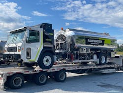 The first electric 5,000-gallon refueler from Rampmaster customer is Signature Flight Support in Vail, Colorado.