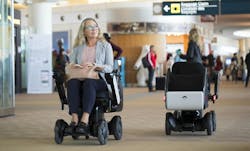 Autonomous wheelchairs streamline operations in airports and improve mobility.