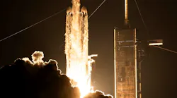 The Boeing-built X-37B launches from Kennedy Space Center on December 28, 2023, aboard a SpaceX Falcon Heavy.