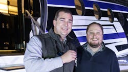 Rickey Oswald (COO) and Curtis Edenfield (CEO) at the delivery of the 5th Longitude to the fleet Rickey Oswald (COO) and Curtis Edenfield (CEO) at the delivery of the 5th Longitude to the fleet