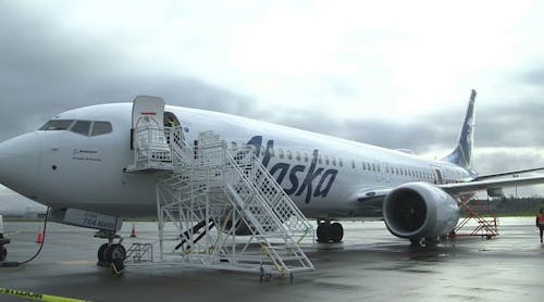 NTSB B-Roll - Alaska Airlines Flight 1282 Boeing 737-9 MAX