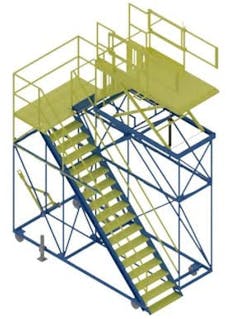 Aircraft Entry Stand (Variable Height Crew Access)