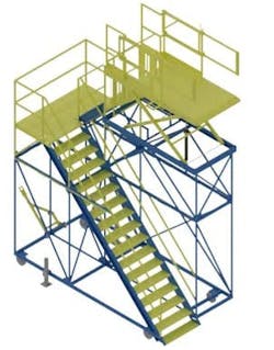 Aircraft Entry Stand (Variable Height Crew Access) Aircraft Entry Stand (Variable Height Crew Access)