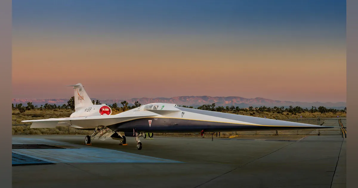 Skunk Works Rolls Out X-59, NASA's Newest X-Plane | Aviation Pros