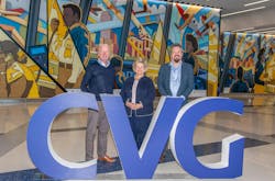 David Keene, CEO, Aurrigo; Candace McGraw, CEO, CVG; Greg Paton, VP- Below Wing Automation, IAG David Keene, CEO, Aurrigo; Candace McGraw, CEO, CVG; Greg Paton, VP- Below Wing Automation, IAG