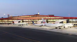 Boston Logan International Airport’s Terminal E Modernization included 320,000 square feet of new terminal and 70,000 square feet of renovated space.