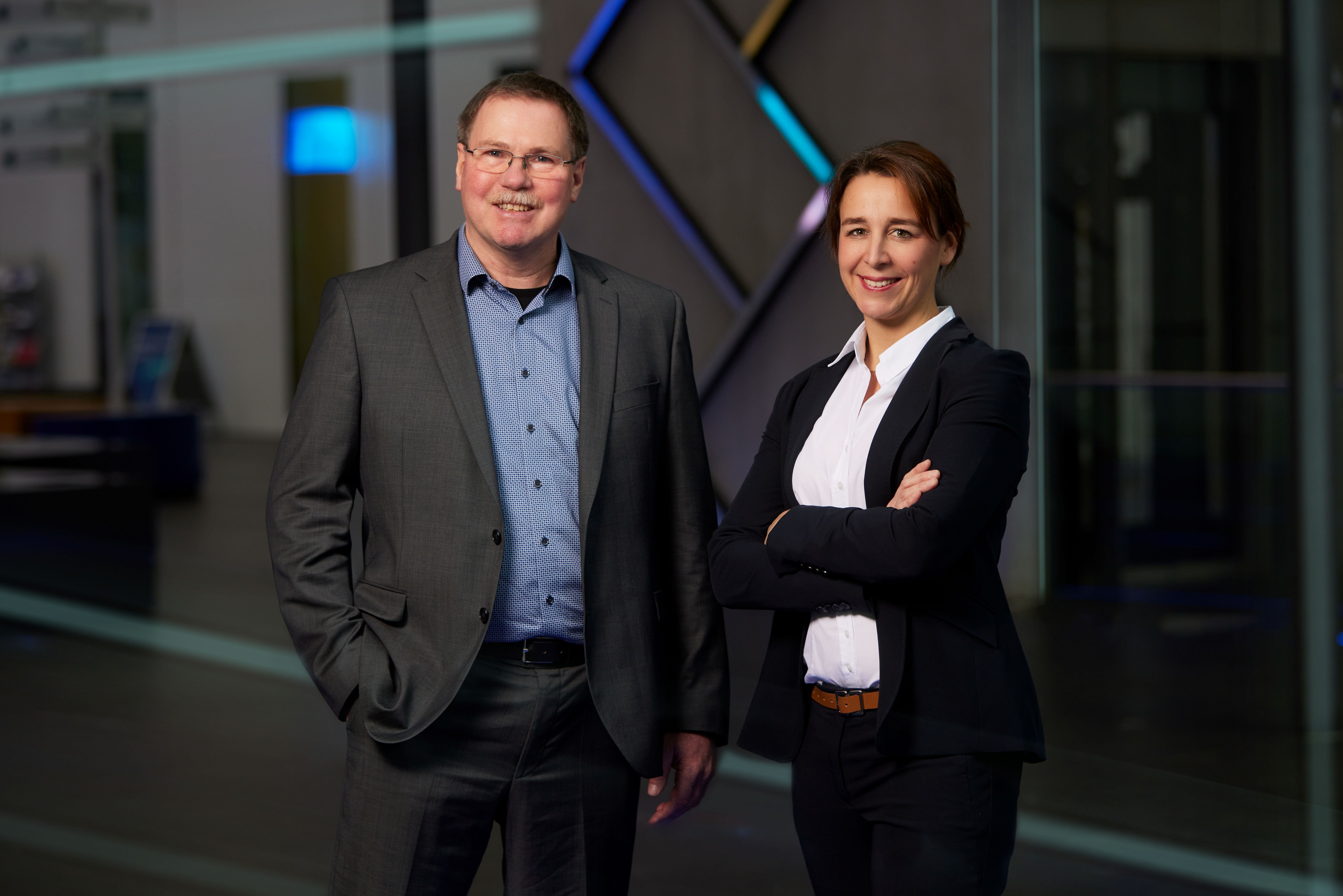 Dirk Gladiator, left, and Martina Schikorr and have been appointed as managing directors of the joint venture allivate.