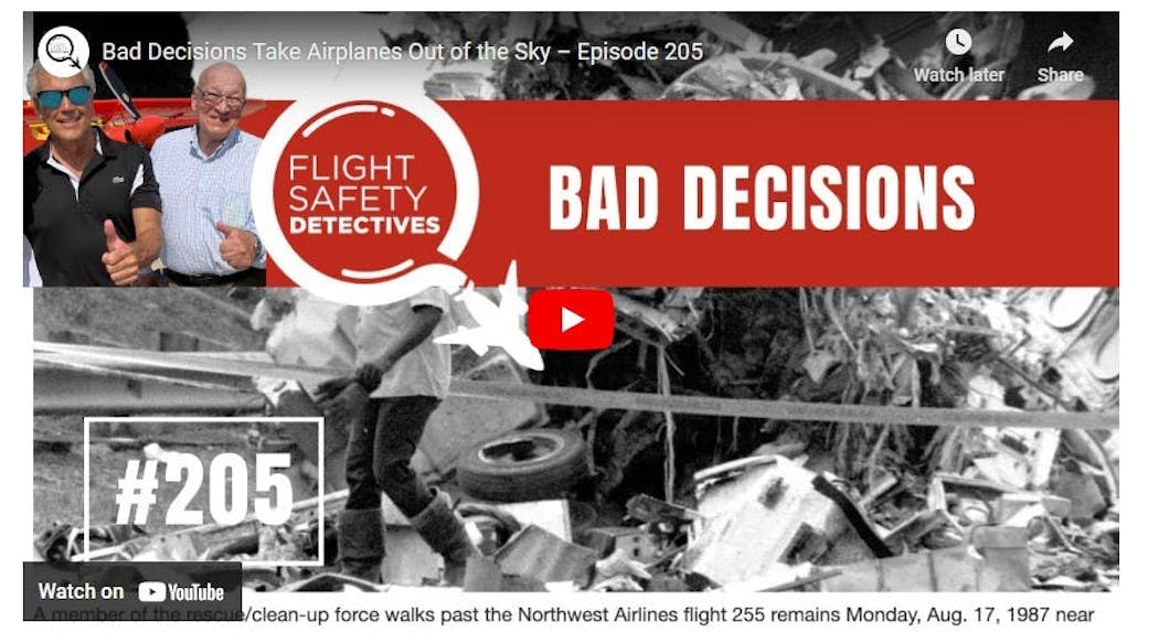 Bad Decisions Take Airplanes Out of the Sky -- Episode 205