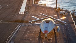 BAE Systems has been selected by Boeing to upgrade and modernize the vehicle management system computer (VMSC) for the U.S. Navy’s MQ-25 unmanned aerial refueling system. BAE Systems has been selected by Boeing to upgrade and modernize the vehicle management system computer (VMSC) for the U.S. Navy’s MQ-25 unmanned aerial refueling system.