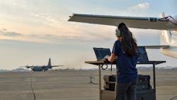 Reliable Robotics remotely operates a flight 120 miles away using a portable control station. Reliable Robotics remotely operates a flight 120 miles away using a portable control station.