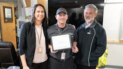 Evie Garces, Vice President – Line Maintenance; Ken; Chris Oriyano, Director – Line Maintenance Evie Garces, Vice President – Line Maintenance; Ken; Chris Oriyano, Director – Line Maintenance