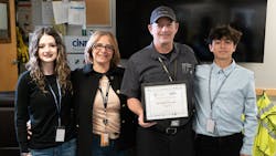 Daughter Danielle, wife Maribell, Ken and son Ronan Daughter Danielle, wife Maribell, Ken and son Ronan