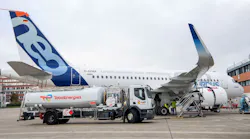 A319neo flight test aircraft refueled with Sustainable Aviation Fuel