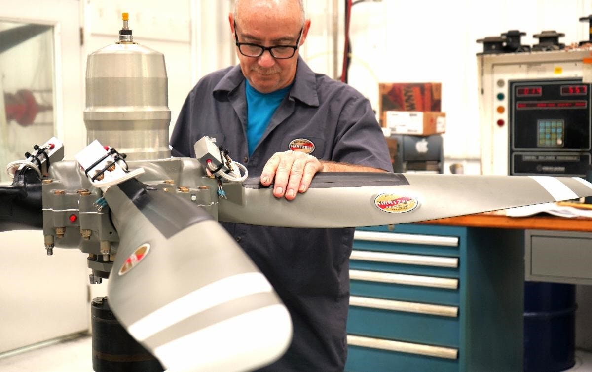 Hartzell Propeller Service Center Increases Product Exchange Inventory