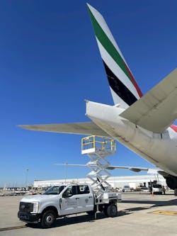 Lift-A-Loft designed a version of its TL scissor lift that utilizes an electric chassis. Lift-A-Loft designed a version of its TL scissor lift that utilizes an electric chassis.