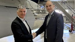 Gilles Valiquette, President, Director of Maintenance, Techni-Air 2000 Inc.; and David Thibes, Vice President & Chief Operating Officer of Argo MRT Americas Gilles Valiquette, President, Director of Maintenance, Techni-Air 2000 Inc.; and David Thibes, Vice President & Chief Operating Officer of Argo MRT Americas