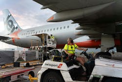 Swissport's all-women crew in Sydney Swissport's all-women crew in Sydney
