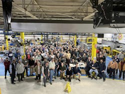Employees at TLD&apos;s Windsor, Connecticut, location celebrated being named Product Leader of the Year.