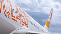 A Sunclass Airlines Airbus A330neo. A Sunclass Airlines Airbus A330neo.