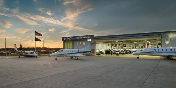 Jet Access' MRO operation is located near downtown Indianapolis at Eagle Creek Airpark (EYE).