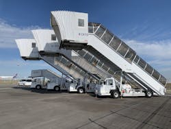 Options for Mallaghan's self-propelled stairs include a fully covered stairway. Options for Mallaghan's self-propelled stairs include a fully covered stairway.