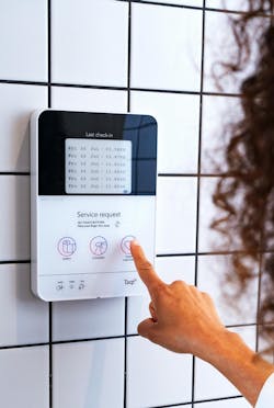 TaqtOne provides user feedback options to report restroom service needs, along with staff traceability TaqtOne provides user feedback options to report restroom service needs, along with staff traceability