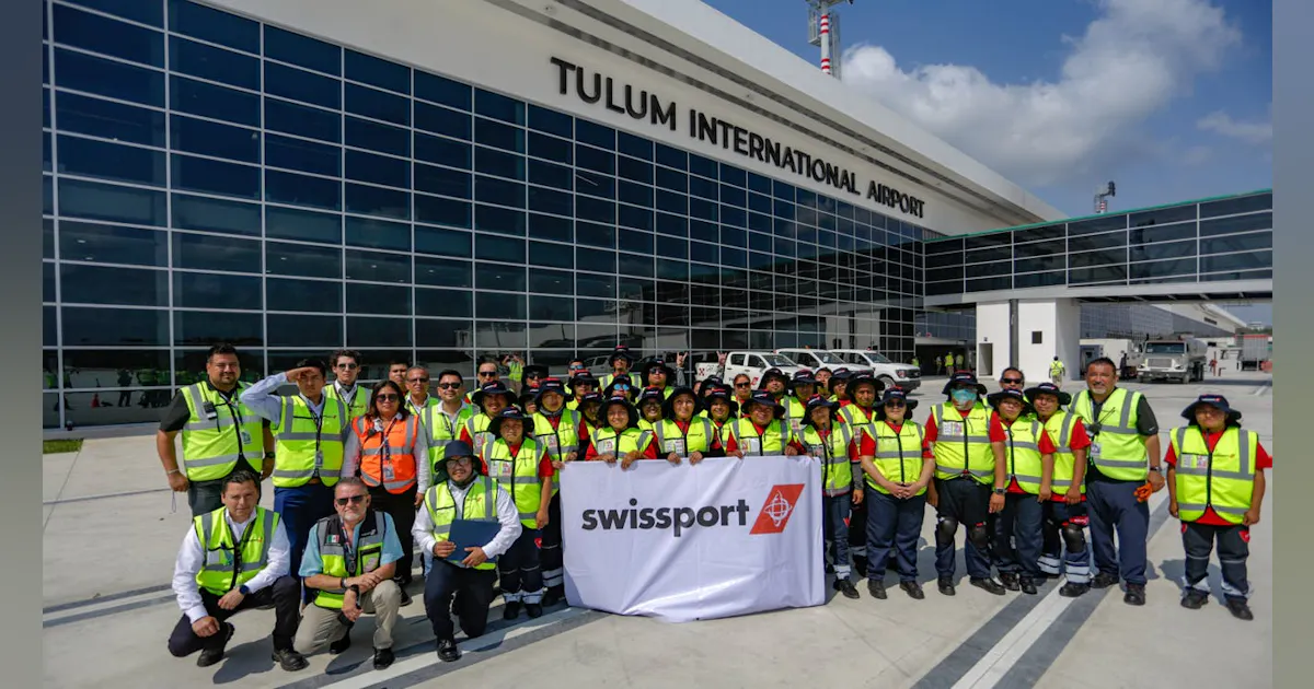 Swissport Serves First International Flights Out of New Airport In ...