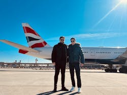 Moonware founders at JFK Moonware founders at JFK