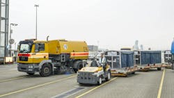 The drop-in fuel is fully compatible with diesel engines of equipment such as tractors, rubber removal machines, apron sweeper and mobile generators. The drop-in fuel is fully compatible with diesel engines of equipment such as tractors, rubber removal machines, apron sweeper and mobile generators.