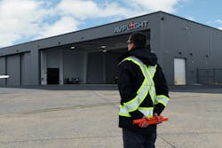 Aircraft marshallers guide aircraft as they are taxiing, parking and sometimes during towing operations. Additional responsibilities given to marshallers include monitoring aircraft for abnormal operations, such as doors or panels left open and leaks. Aircraft marshallers guide aircraft as they are taxiing, parking and sometimes during towing operations. Additional responsibilities given to marshallers include monitoring aircraft for abnormal operations, such as doors or panels left open and leaks.