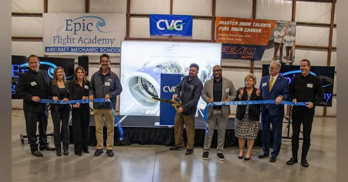 Epic Flight Academy Opens Aircraft Mechanic School at CVG Airport