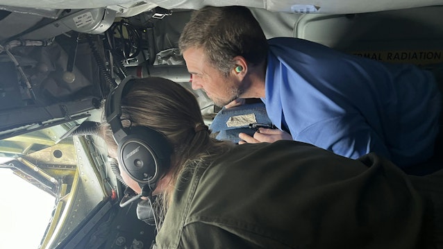 Reliable Robotics participates in KC-135 fly along to inform integration of its autonomous flight system into the airframe and boom.