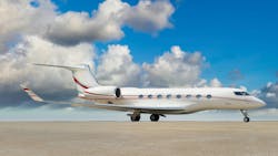 This was the first complete Gulfstream G650ER paint project delivered from Duncan Aviation&apos;s full-service maintenance, repair, and overhaul facility in Lincoln, Nebraska.